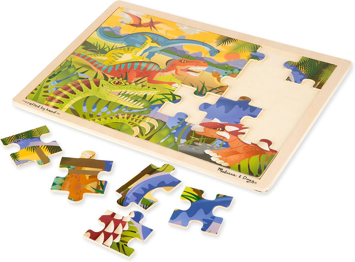 Dinosaur Jigsaw (24pc): Puzzles (Wooden) - Jigsaw Puzzles