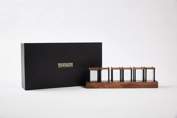 LED Nixie Uhr, Digital Nixie Tube Clock, Nixie Röhrenuhr, Und das WiFi synchronisieren, Alarm und 12