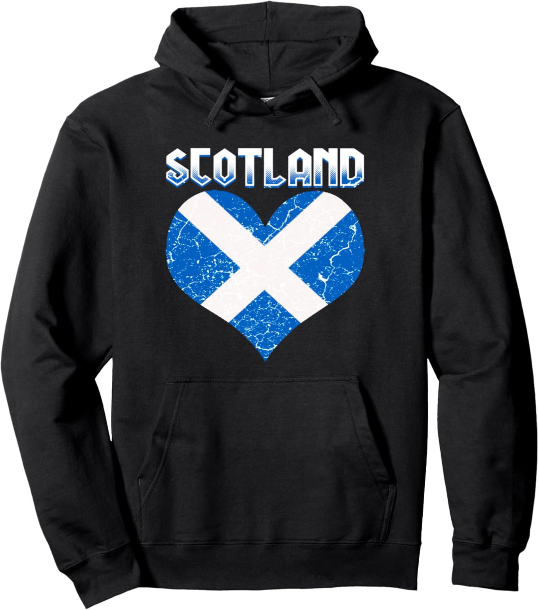 Schottland Flagge Schottisches Wappen Dudelsack Urlaub Land Pullover Hoodie