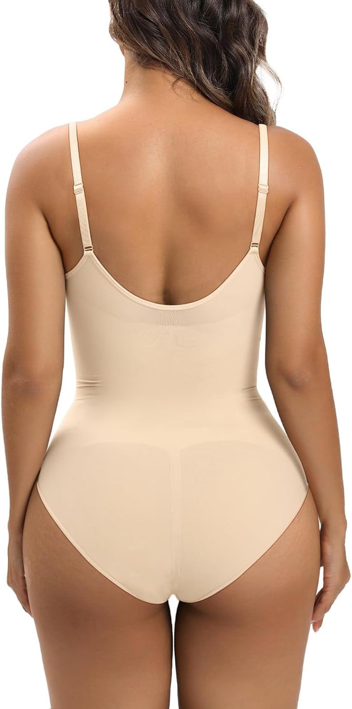 YIANNA Shapewear Damen Bauchweg Body Shaper String Formender Bodysuit Shaping Miederbody Mieder mit