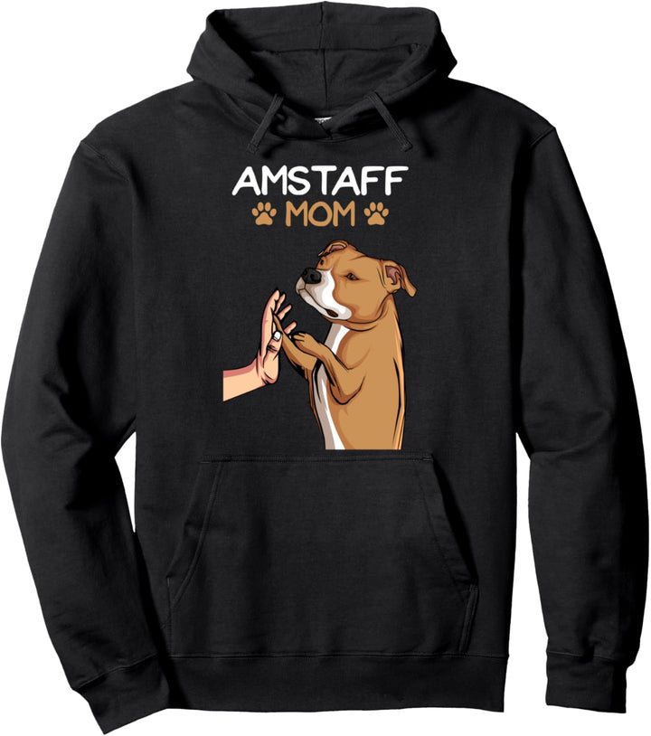 American Staffordshire Terrier Amstaff Mama Hunde Pullover Hoodie