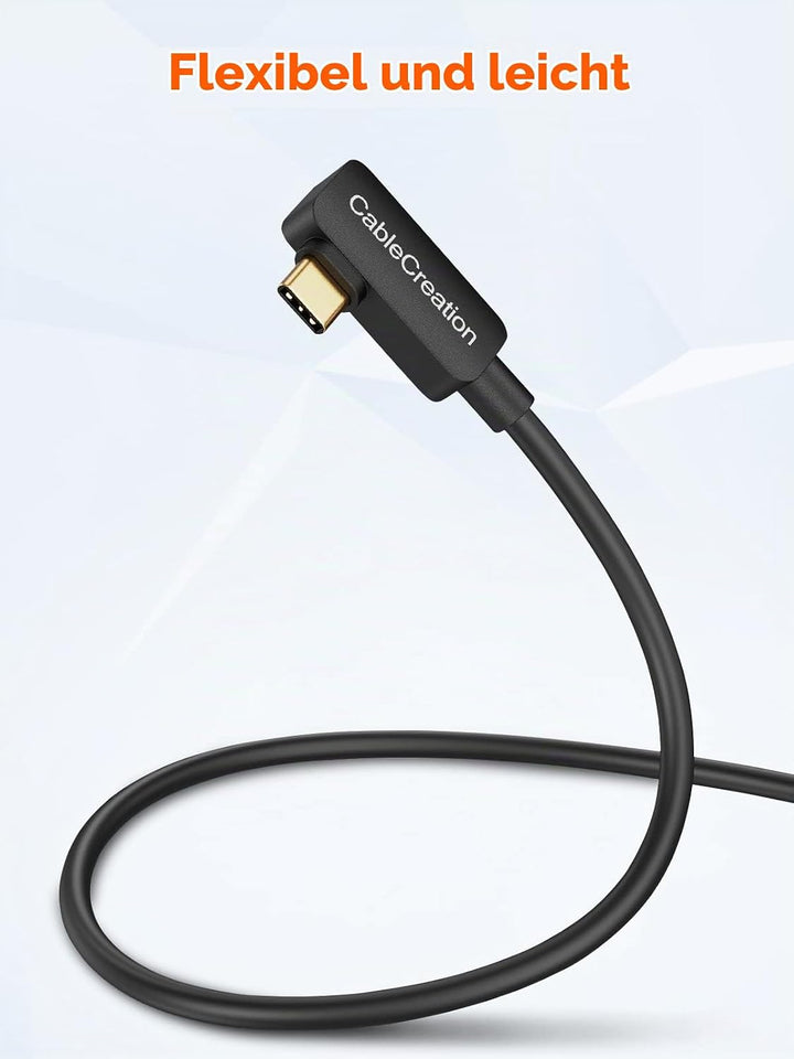 CableCreation [Aktualisierte Version] USB C Fiber Optic Link Kabel 5M, USB 3.2 Gen2 USB C zu C 10 Gb