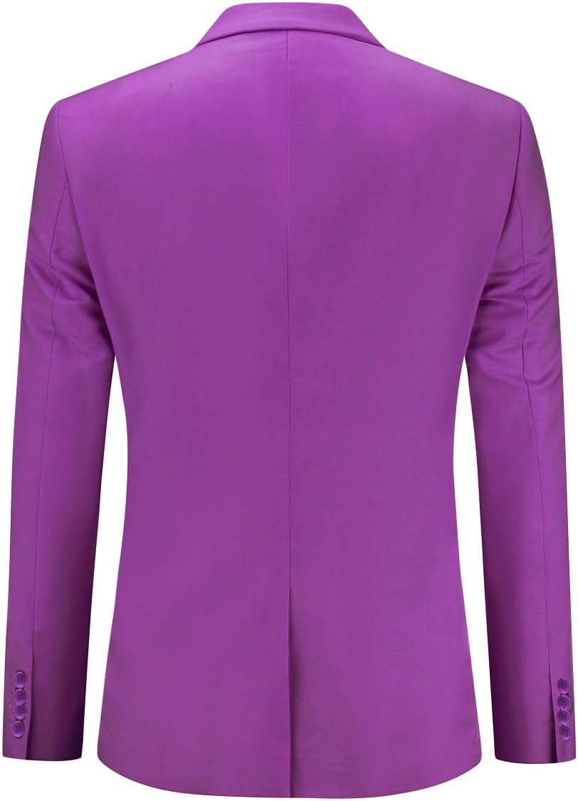 YOUTHUP Anzug Herren 2 Teilig Slim Fit Herrenanzug Business Hochzeit Modern Anzüge Sakko Anzughose M