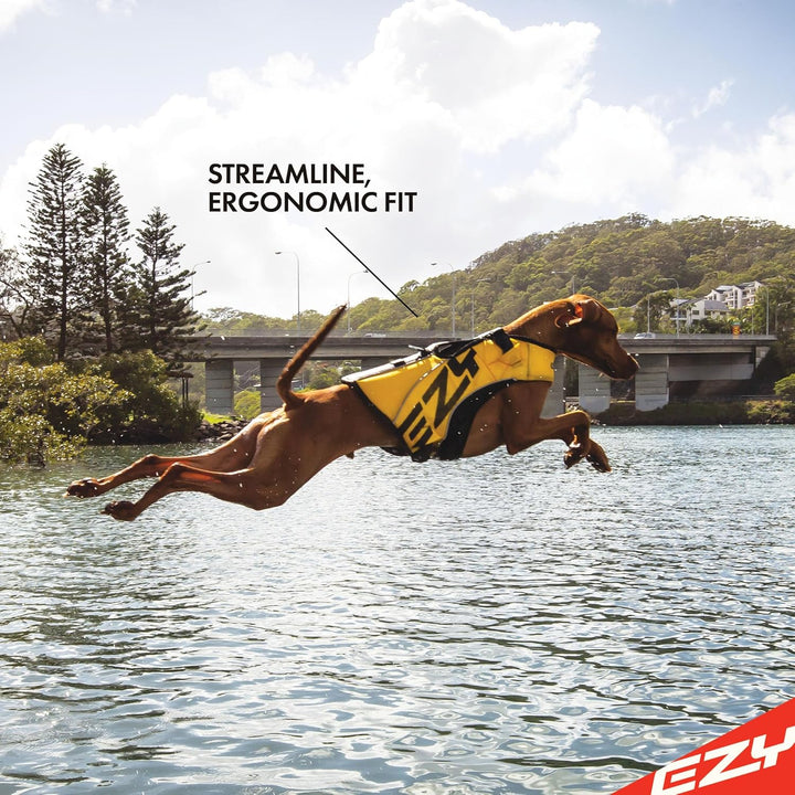 EzyDog X2 Boost Hundeschwimmweste, Grösse L, Blau Blau L, Blau L