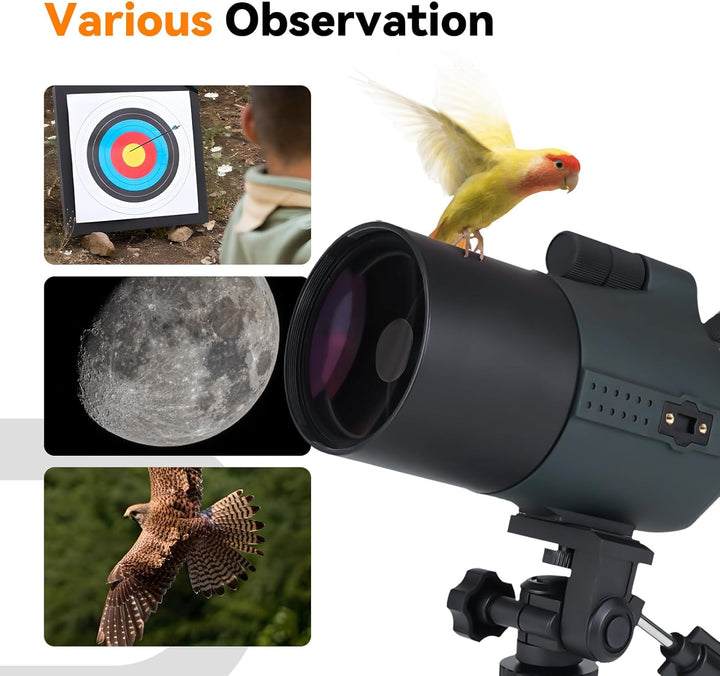 Svbony SV41Pro Mak Spektiv mit SC001 WLAN Kamera Digiscoping, 28-84X80 Mak Telescope FMC Dual Speed