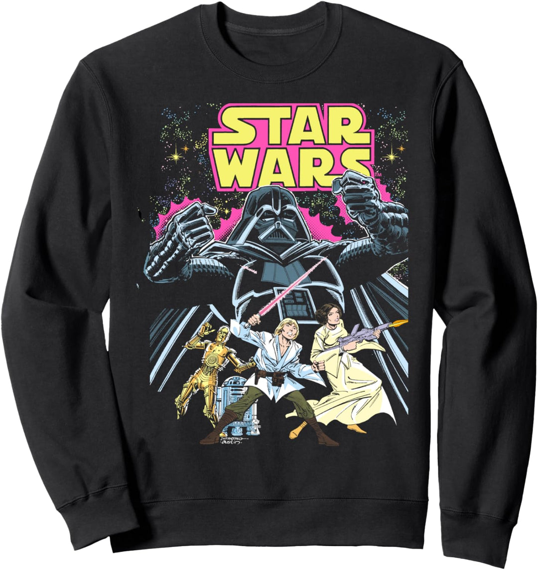 Star Wars Group Shot Comic Wars Sweatshirt