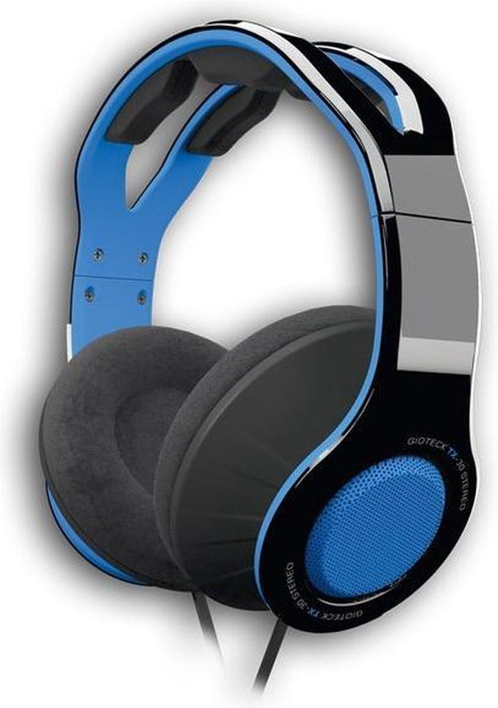 Gioteck - TX30 Megapack - Stereo Game&Go Headset + Daumengriffe + USB-Ladekabel für PS4, blau, einst