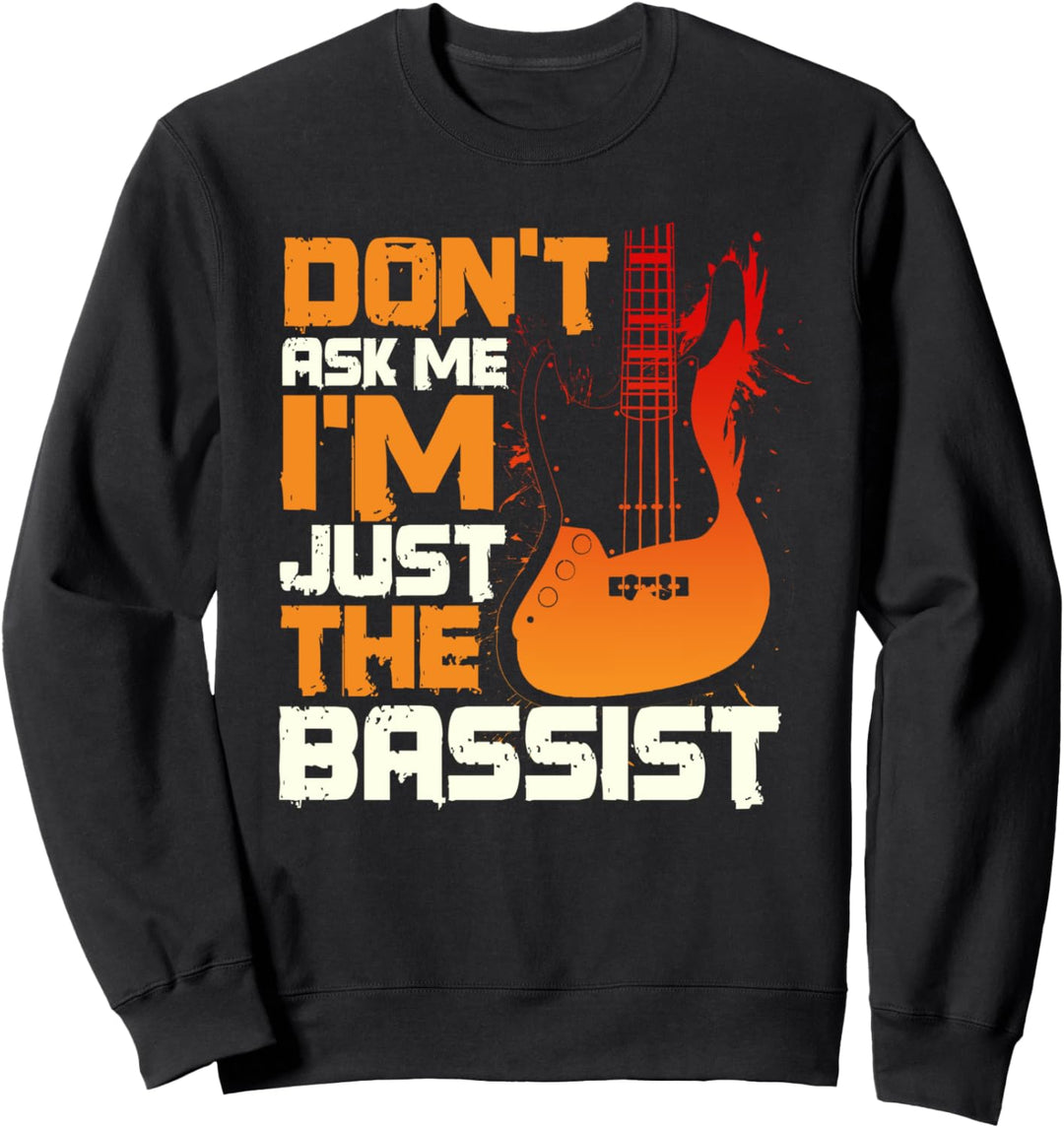 Lustiges Gitarren Motiv, Bassist, Gitarristen, Bandmitglied Sweatshirt