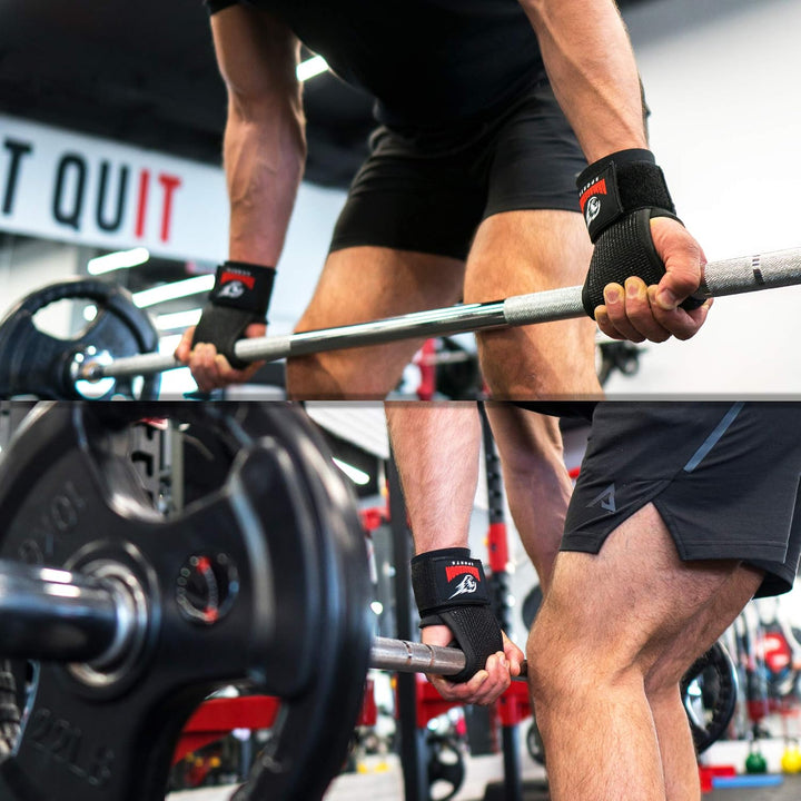 ARMAGEDDON SPORTS Fitness-Handschuhe für Zughilfen Krafttraining - Power Anti-Rutsch Gym Gripps Pads