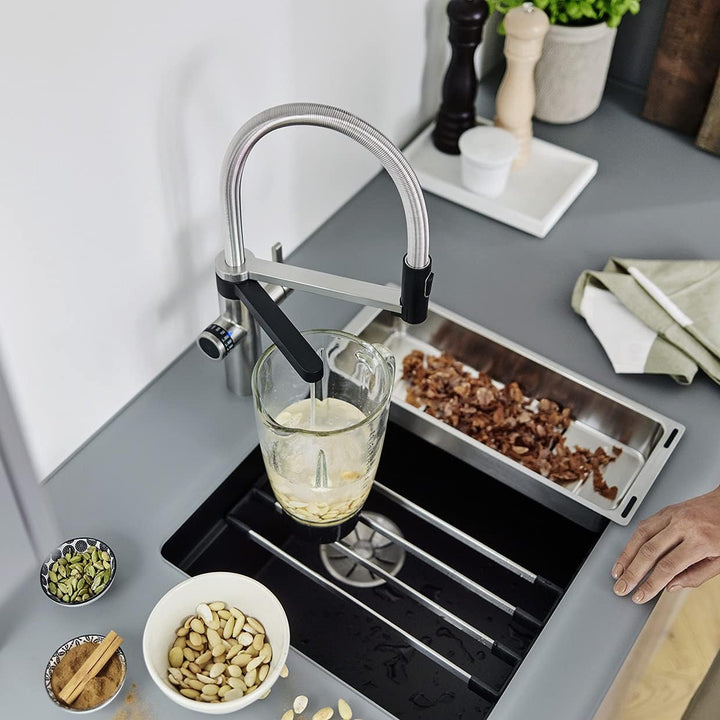 BLANCO drink.filter EVOL-S Pro PVD Steel | Wasseraufbereitungssystem | Veredeltes gefiltertes Wasser