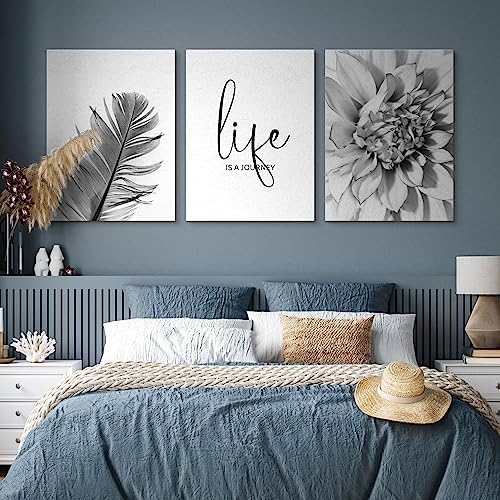 Muralo - Wandbilder Set - Leinwand Bilder Set Aufhängefertig - Bilder für Wohnzimmer Schlafzimmer -
