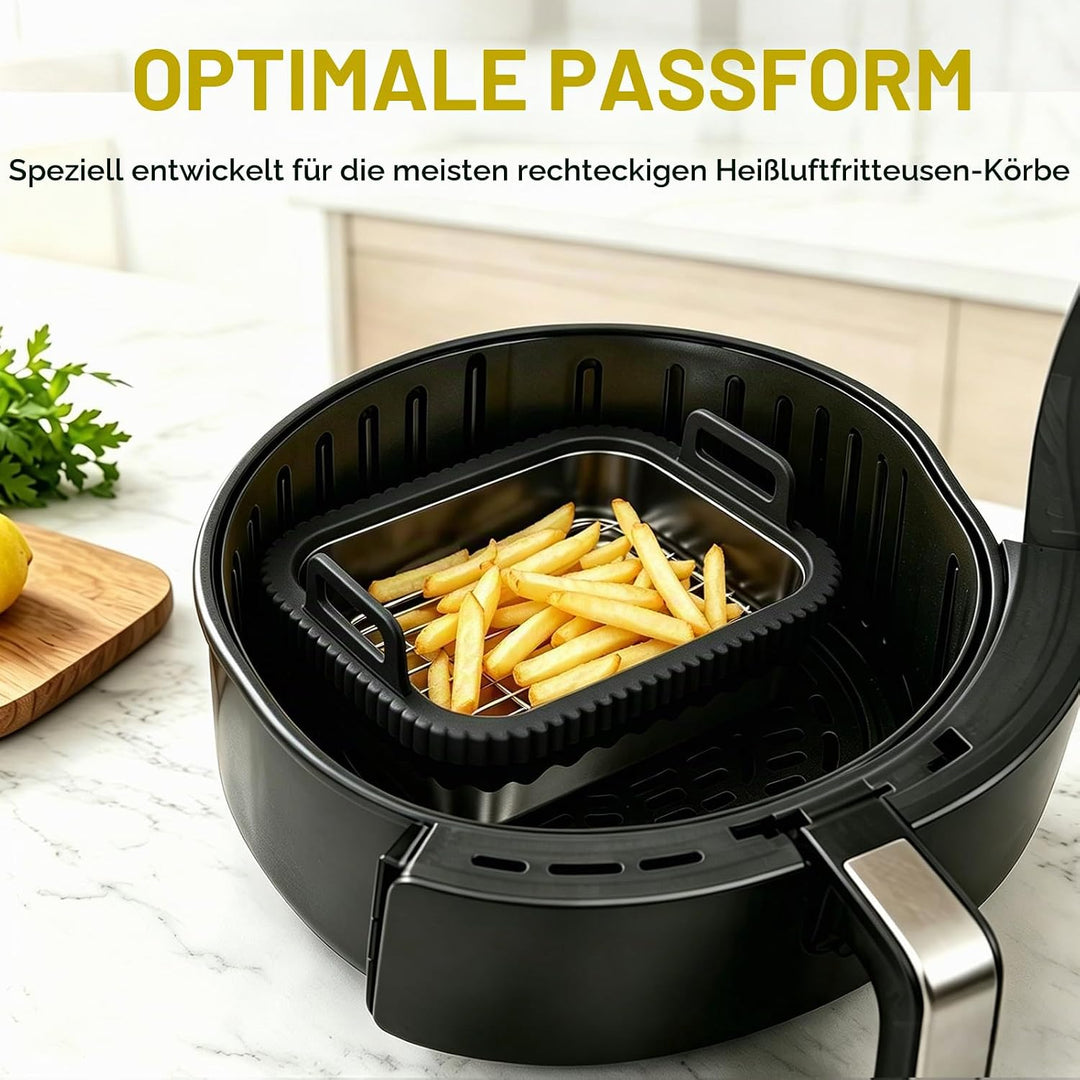 Auflaufform Airfryer für COSORI Heissluftfritteuse 2 Kammern/Ninja Heissluftfritteuse AF400EU/DZ400E