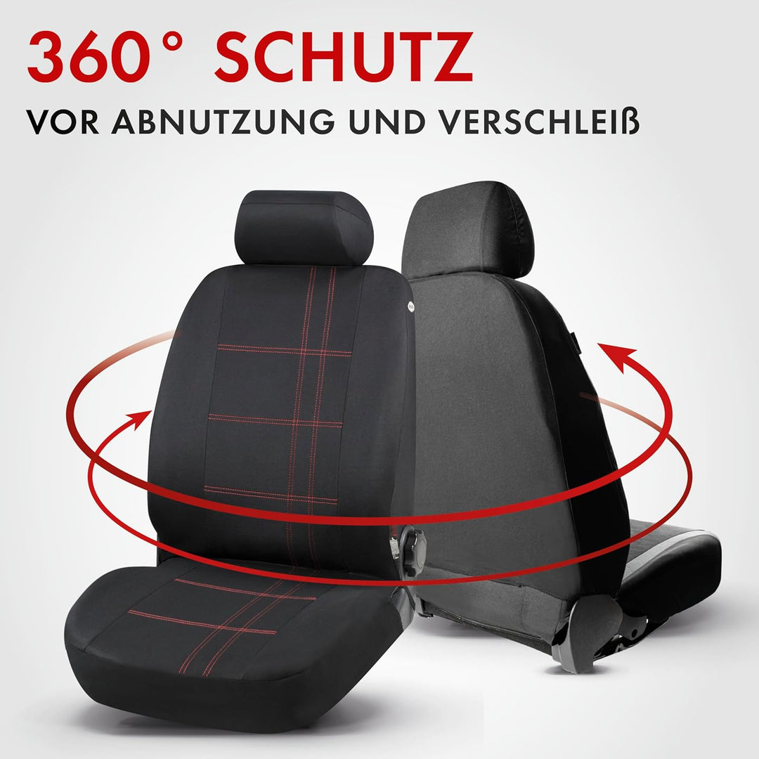 Walser Auto-Sitzbezug Nashville, Universal-Sitzbezug Komplett-Set, PKW-Sitzbezüge, 2 Vordersitzbezüg