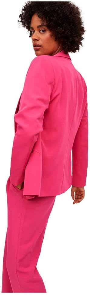 Vila Damen Vikamma Noos Blazer 38 Pink Yarrow, 38 Pink Yarrow