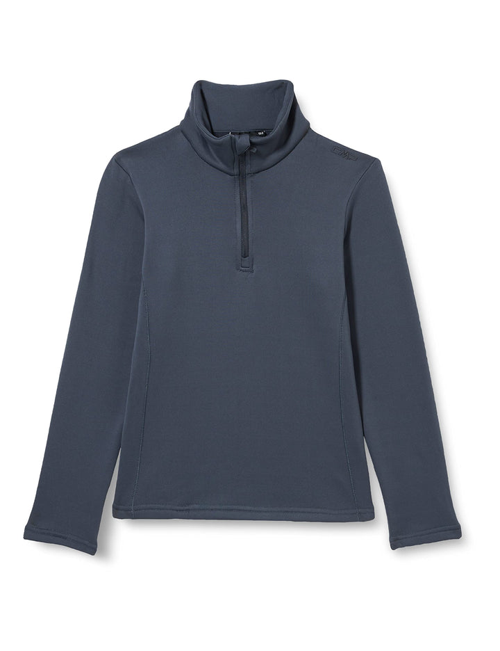 CMP Mädchen Stretch-Fleece-Oberteil für Kinder Shirt 98 Titan, 98 Titan