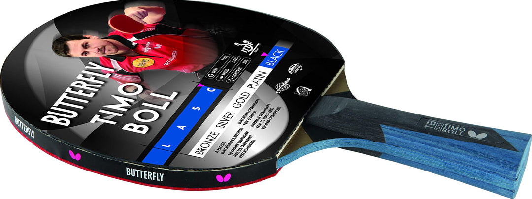 Butterfly® Timo Boll Black Tischtennisschläger | Tischtennis Racket Bat TT Profi Wettkampfschläger f