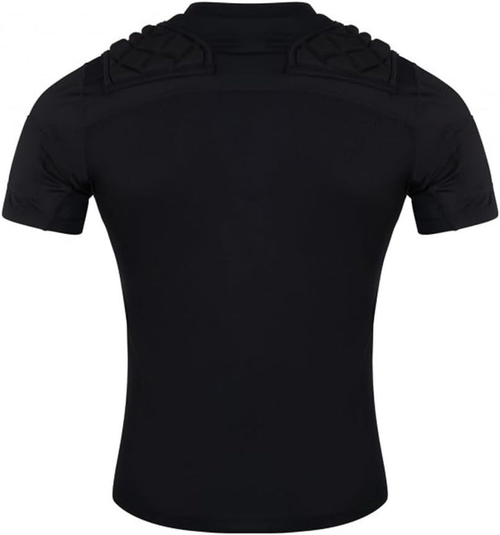 Canterbury CCC-pro-Schutz Rugby-Schutzweste XL Schwarz/Weiss/Silber, XL Schwarz/Weiss/Silber