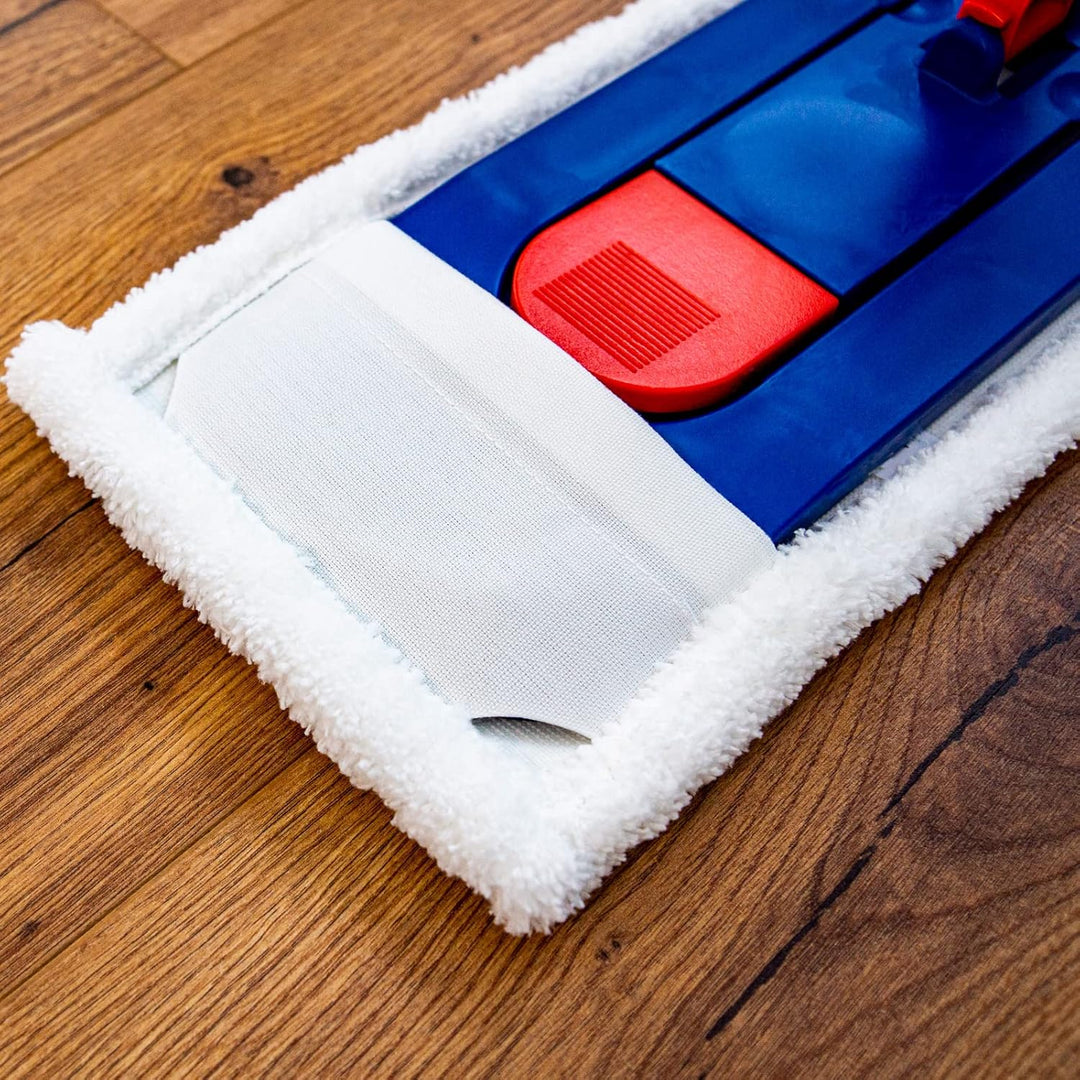 Sonty 5 Stück Mopp, Wischmop Professional, Microfaser 50cm weiss (5)