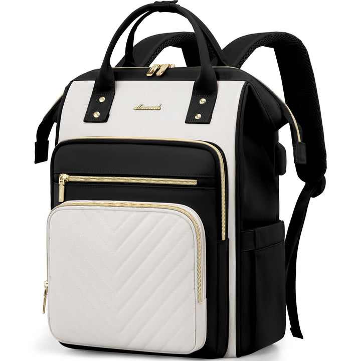 LOVEVOOK Rucksack Damen Gross, 17,3 Zoll Wasserdicht Laptop Schulrucksack mit Laptopfach, Reiserucks