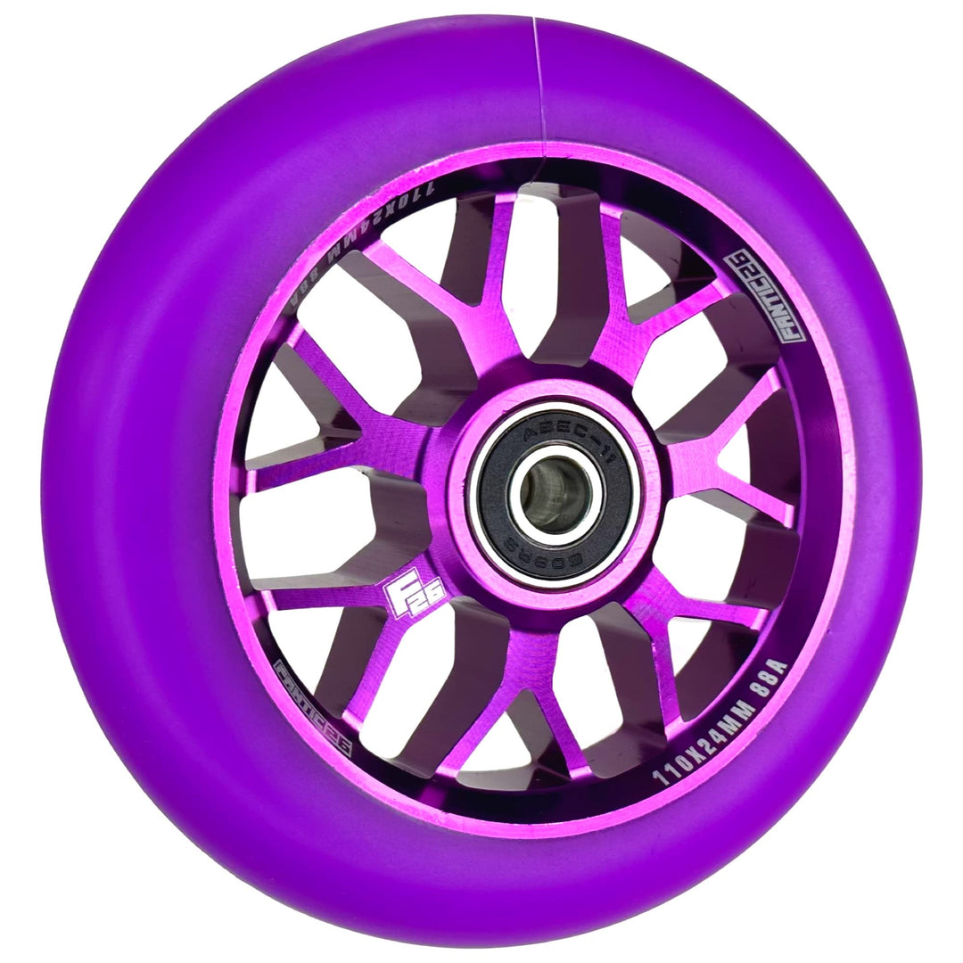 Fantic26 Spy7 Stunt Scooter Rolle I Trick I Tret I Kinder I Roller I Wheel I 110mm I ABEC 11 I Schne
