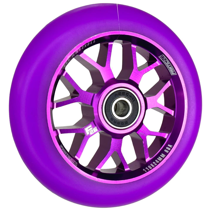 Fantic26 Spy7 Stunt Scooter Rolle I Trick I Tret I Kinder I Roller I Wheel I 110mm I ABEC 11 I Schne