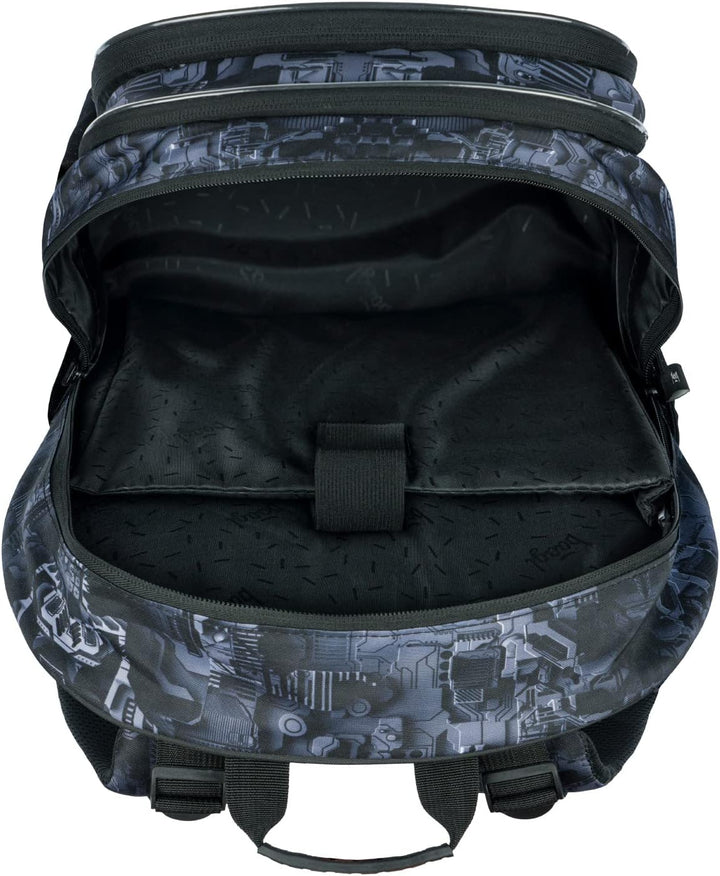 Baagl Schulrucksack Set Jungen 3 Teilig, Schultasche für Grundschule Volksschule, Grundschule Ranzen