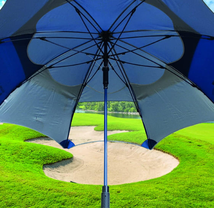 Sun Mountain Unisex H2NO Vision Golf Regenschirm, Schwarz, 172 cm