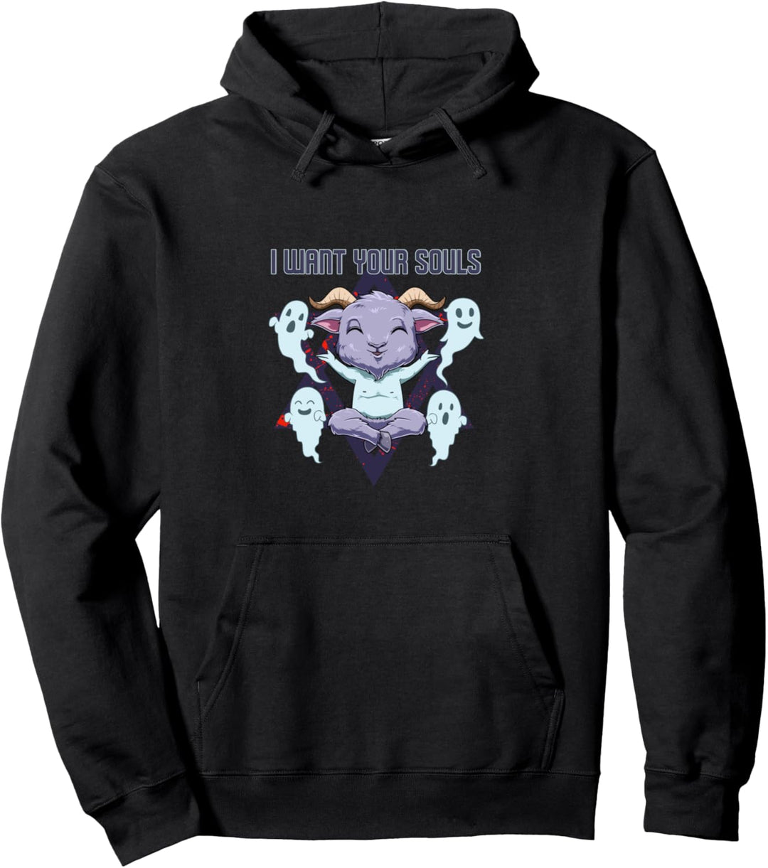 Niedlicher Baphomet-Goth-Teufel Pullover Hoodie