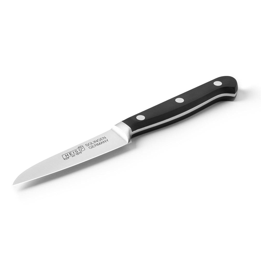 HEISO Gemüsemesser - handgeschmiedet in Solingen - rostfreie 9cm Klinge - Scharfes Messer - Made in