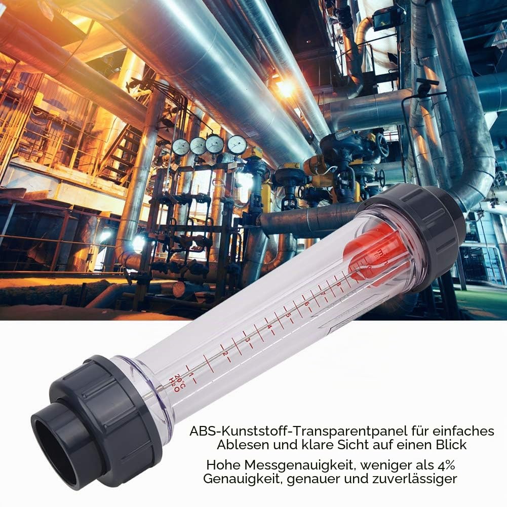 Kunststoff-Flüssigkeitsdurchflussmesser, Rohrtyp 1-10 m³/h, hohe Genauigkeit LZS-40 (D) Wasserdurchf
