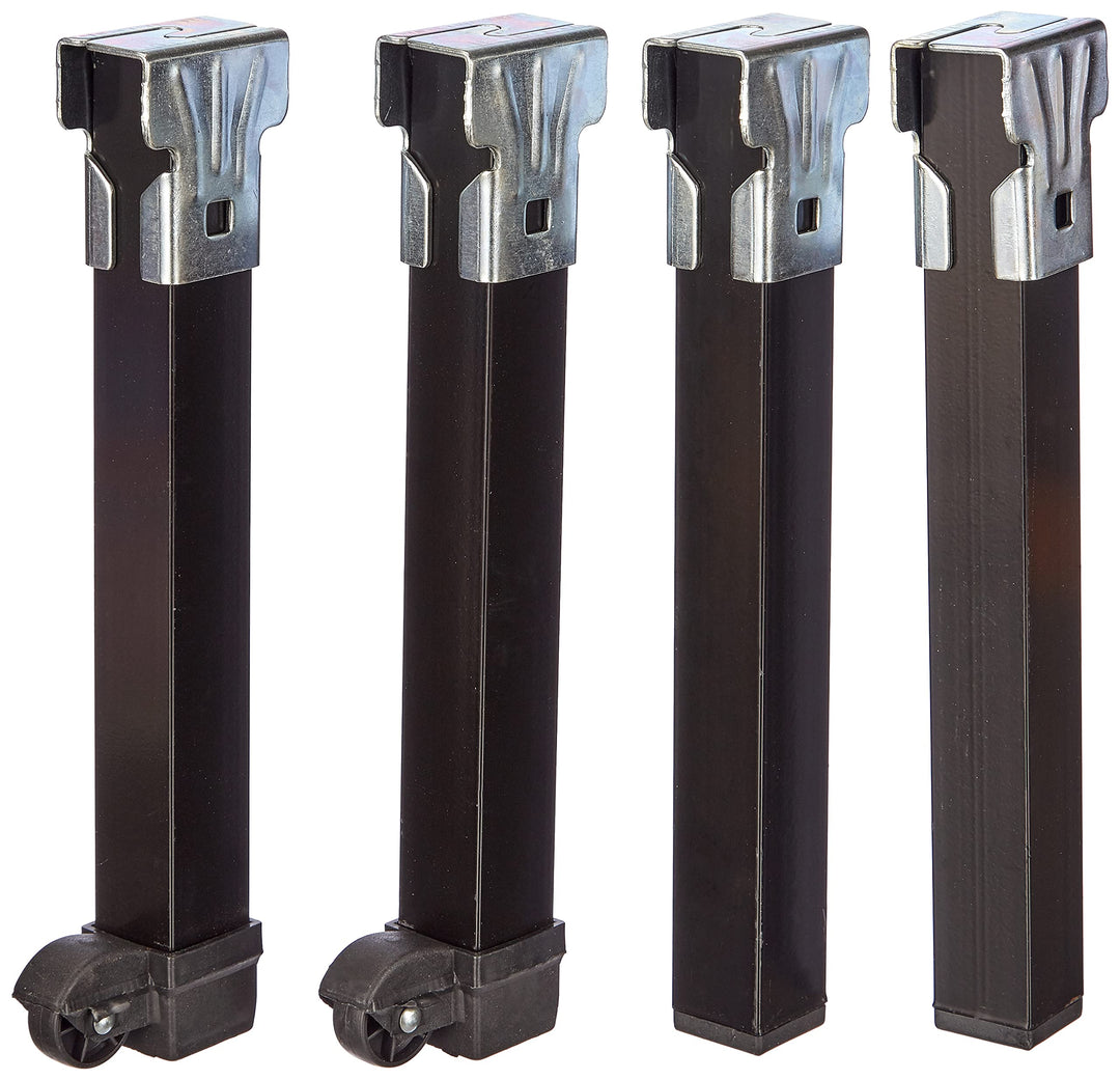 IMEX EL ZORRO Set mit 4 Beinen mit Rollen, 275 x 30 x 30 cm, Metall, neutral, 39x5x3 cm Set mit 4 Be