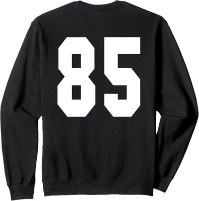 # 85 Team Sports Jersey Front & Back Number Player Fan Sweatshirt