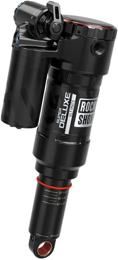 RockShox Unisex – Erwachsene Super Deluxe Ultimate Rc2t Federbein 165 mm x 45 mm Schwarz, 165 mm x 4