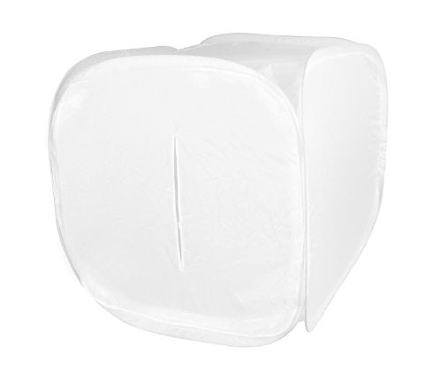 Pop-Up Lichtwürfel für Produktfotografie (90x90x90cm) weiss mit 4 farbigen
