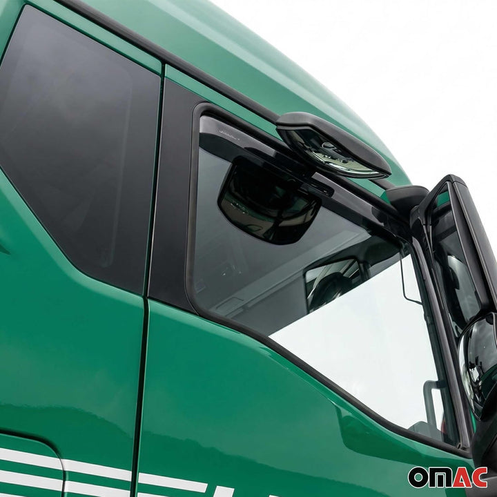 Windabweiser Regenabweiser kompatibel mit Volvo FH12 FH16 1995-2013 Dunkel Acryl 2tlg FH12 FH16 1995
