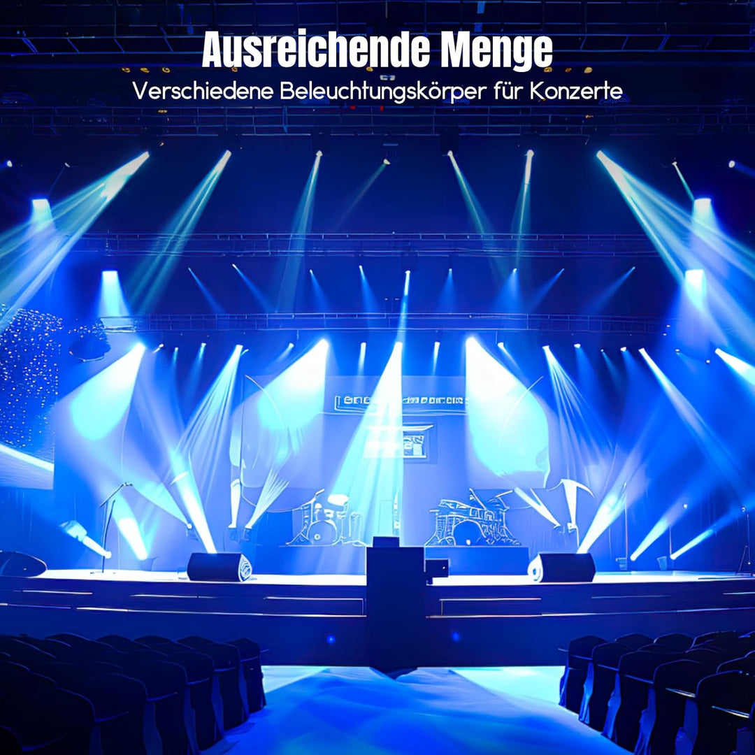 Bühnenlicht Klemmen, 10 Stück Bügelschelle + Aluminiumlegierung, Tragfähigkeit 100kg, Rostfrei und R