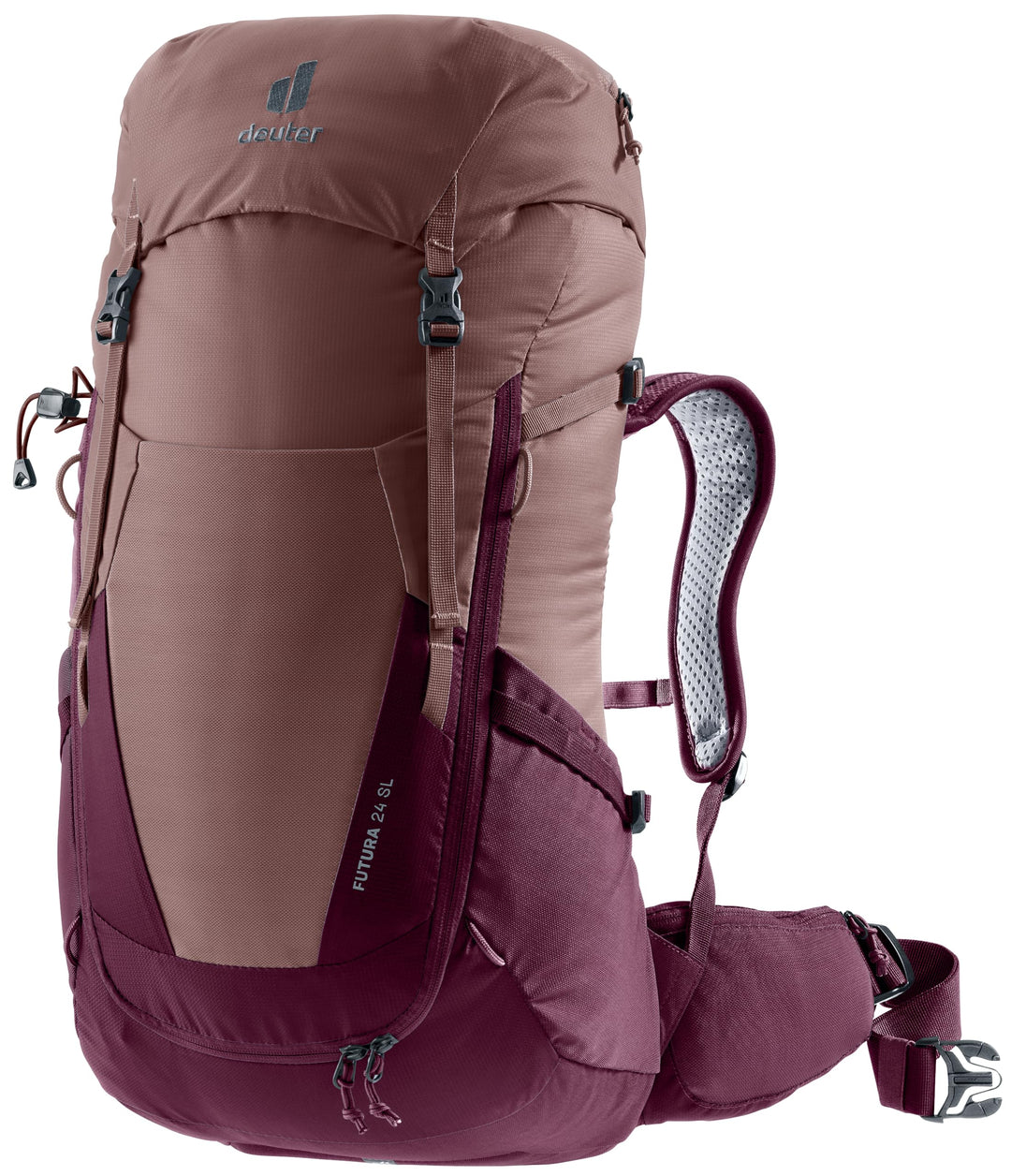 deuter Damen Futura 24 Sl Wanderrucksack (1er Pack) 24 L (58 x 30 x 20cm) Ashrose-cassis, 24 L (58 x