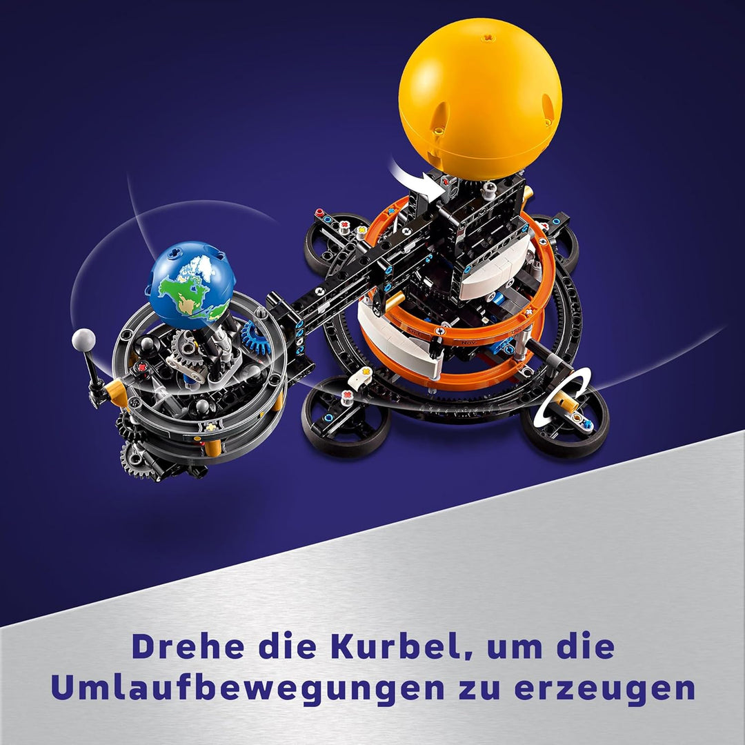 LEGO Technic Sonne Erde Mond Modell Spielset, Geschenk für Kinder ab 10 Jahren, Weltraum Spielzeug z