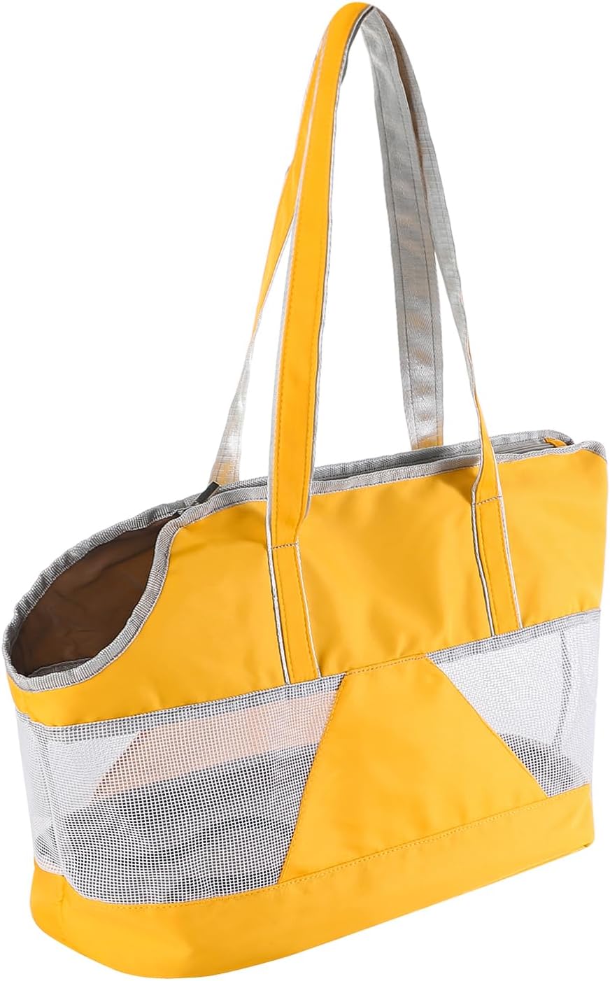Hundetasche Mesh Atmungsaktive Haustiertragetasche Katzen Hunde Umhängetasche Verstellbar Hundetrage