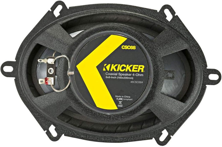 KICKER MELARQT 46CSC684 CSC684 Auto-Stereo-Lautsprecher (6 x 8 x 7 cm, Koaxial)