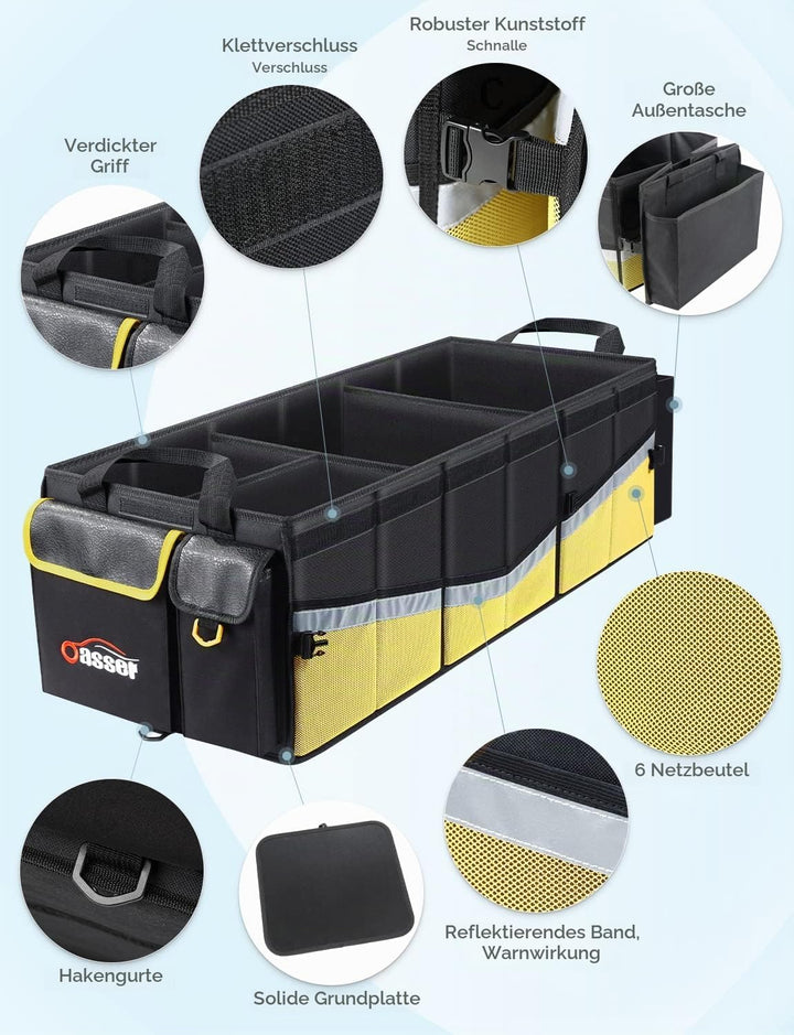 Oasser Kofferraumtasche Kofferraum Organizer