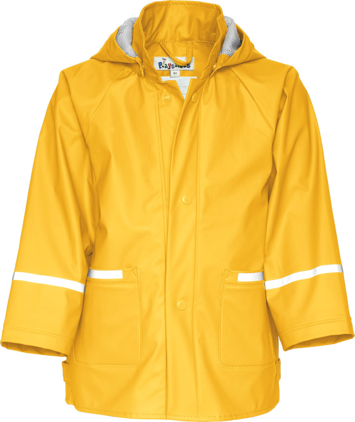 Playshoes Unisex Kinder Regenjacke Wind-und wasserdicht Regenmantel Regenbekleidung 74 Gelb, 74 Gelb