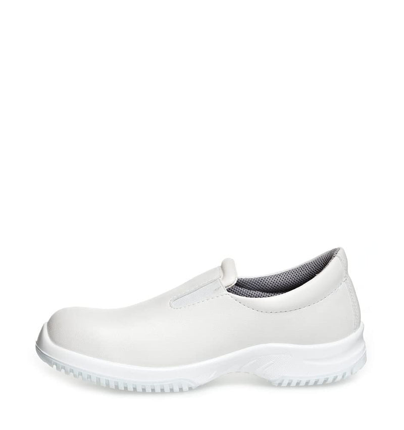 Abeba ESD-S-Schuh uni6 Slipper, weiss,Mikrofaser, CE, EN ISO 20345:2011, S2, Gr. 42 42 EU, 42 EU