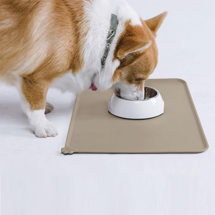 AUDWUD Silikon wasserdicht Hund und Katze Haustier Fütterung Matte,Anti-Rutsch-Tiernapf Matte,Hausti