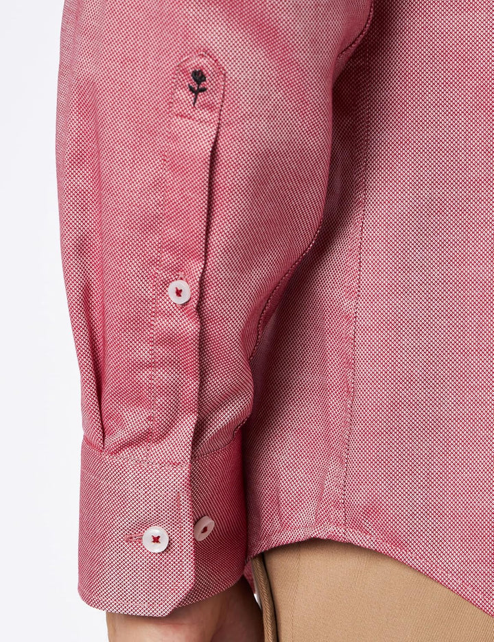 Seidensticker Herren Hemd 37 Rot, 37 Rot