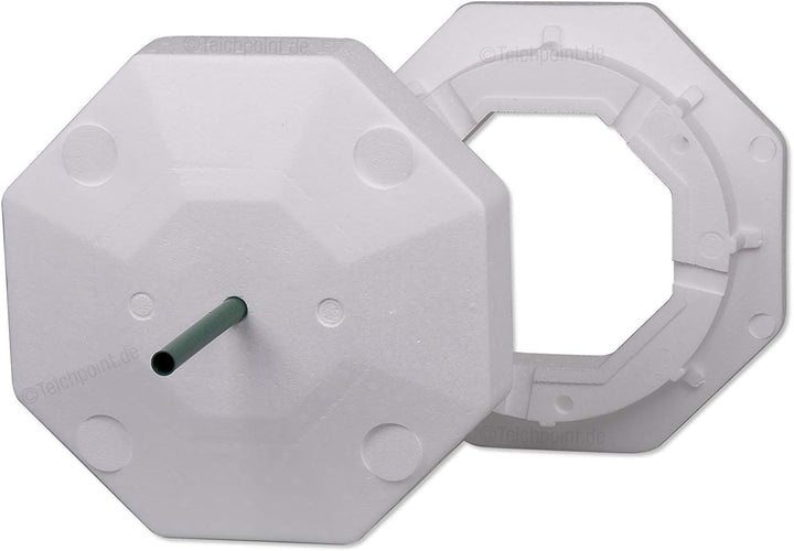 Wagner Green Teich Eisfreihalter Set 2 inkl. regelbarer Luftpumpe und Zubehör, für einen eisfreien G