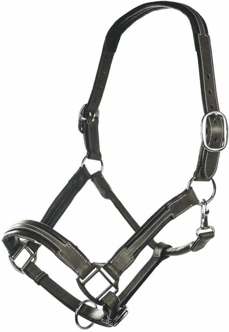 HKM Lederhalfter -Soft- braun thoroughbred, braun thoroughbred