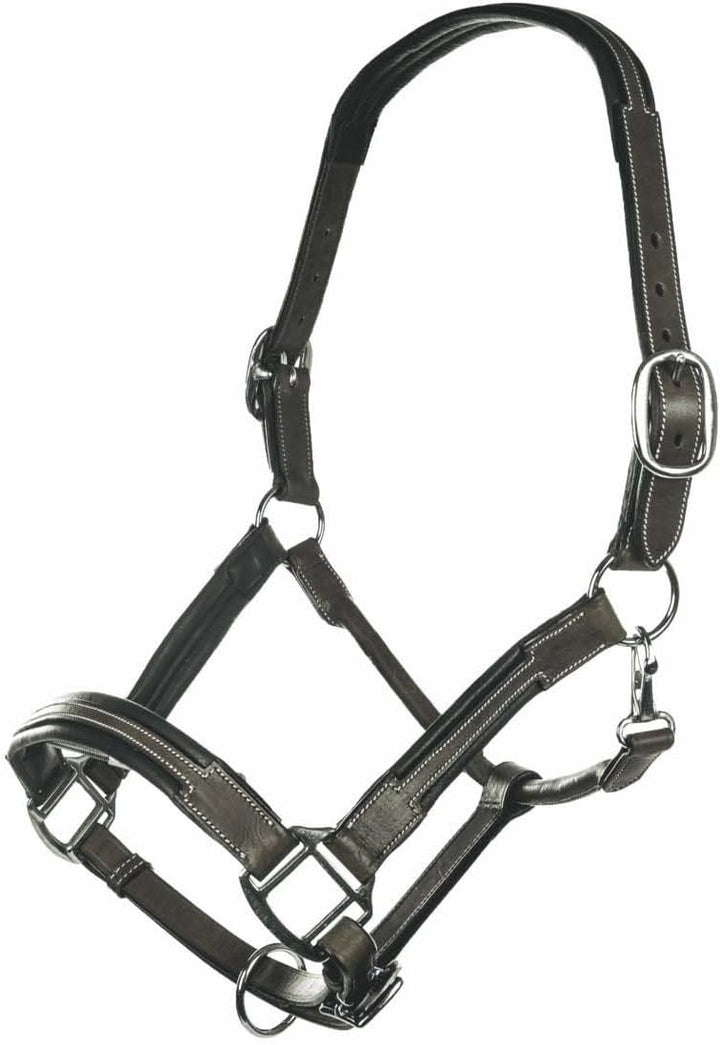 HKM Lederhalfter -Soft- braun thoroughbred, braun thoroughbred