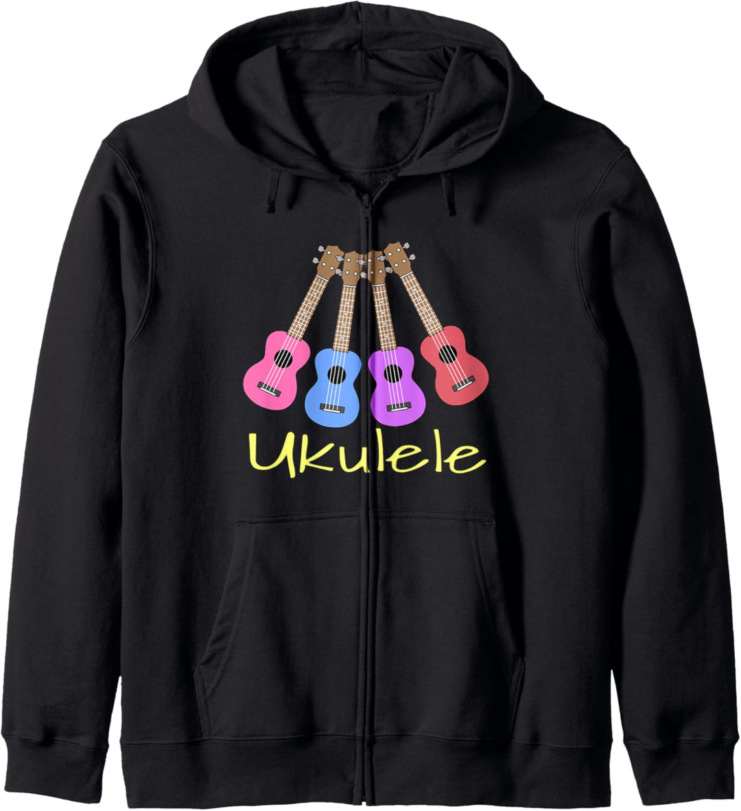 Ukulele Hawaii Musiker Geschenk Kapuzenjacke