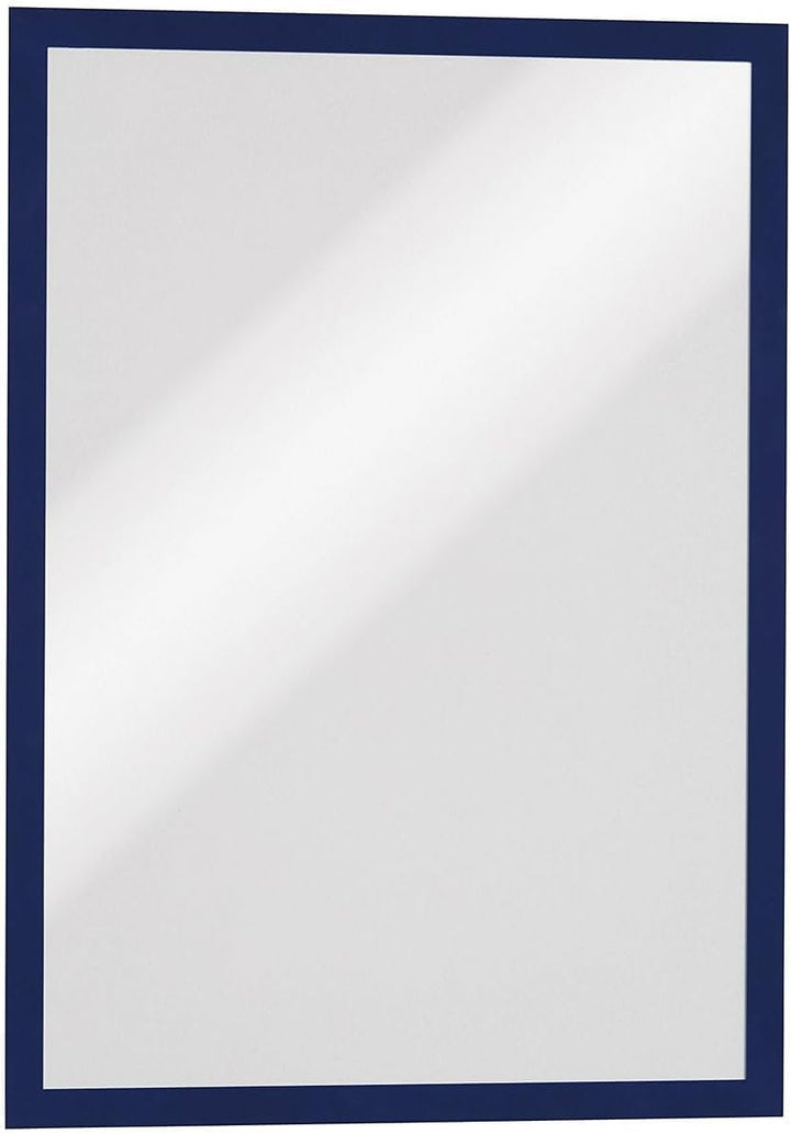 Durable Info-Rahmen Duraframe (A3, selbstklebend mit Magnetverschluss) 6 Stück, dunkelblau, 488307 A